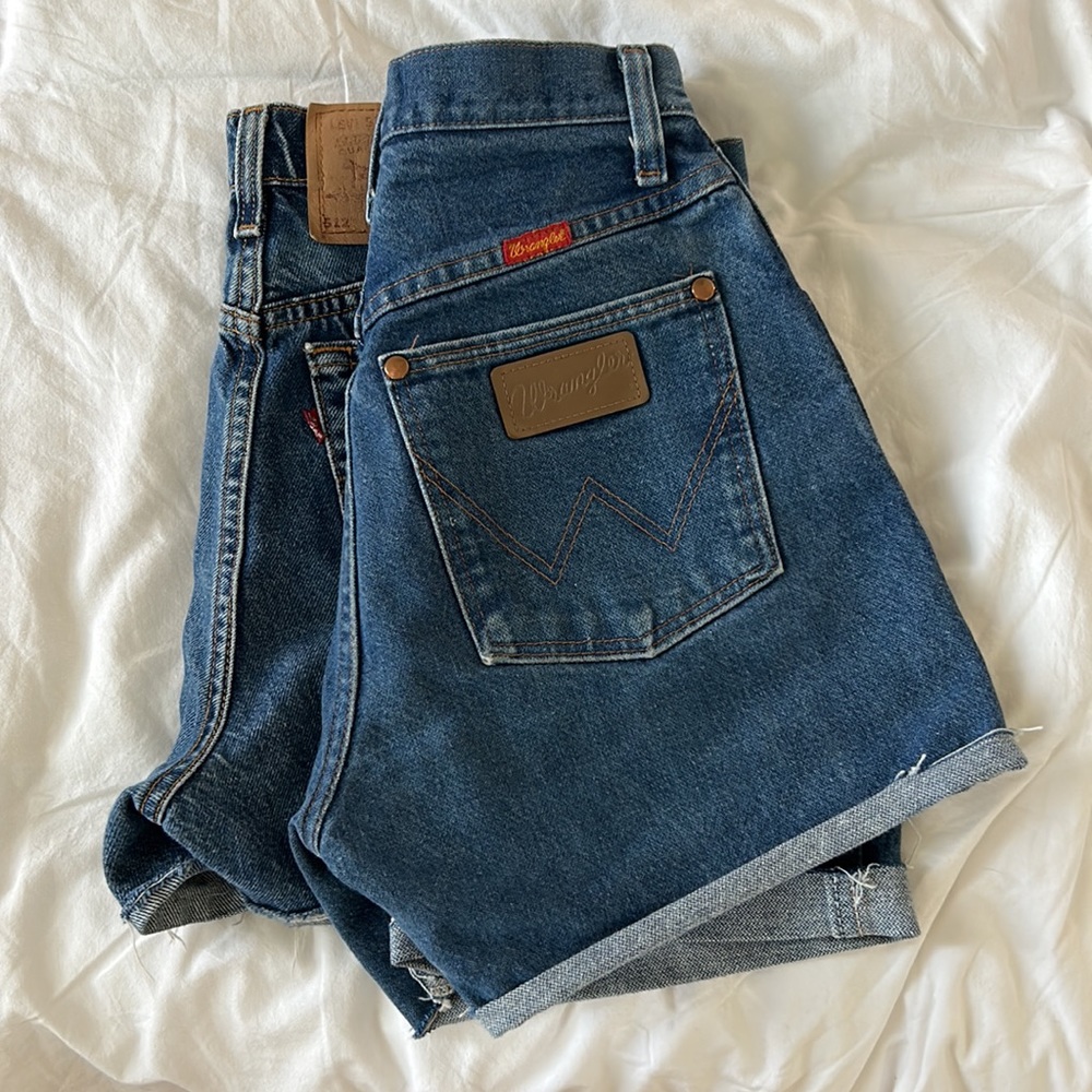 Wrangler cutoff shorts